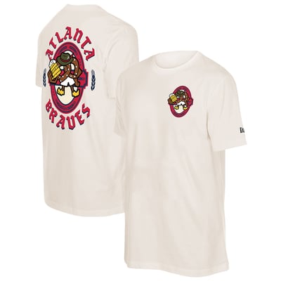 Atlanta Braves New Era Oktoberfest T-Shirt - Natural